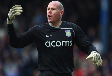BLACKBURN, UNITED KINGDOM - FEBRUARY 07:  Brad Friedel of Aston Villa in action during the Barclays Premier League match between Blackburn Rovers and Aston Villa at Ewood Park on February 7, 2009 in Blackburn, England.  (Photo by Laurence Griffiths/Getty Images)