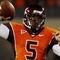 BLACKSBURG, VA - OCTOBER 29: Quarterback Tyrod Taylor #5 of the Virginia Tech University Hokies throws the ball against the North Carolina Tar Heels during the first quarter of the game at Lane Stadium on October 29, 2009 in Blacksburg, Virginia. (Photo by Scott Halleran/Getty Images)