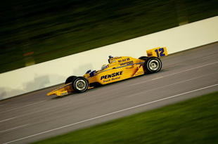 SPARTA, KY - AUGUST 01:  Will Power drives the #12 Penske Truck Rental Dallara Honda during practice for the IRL IndyCar Series Meijer Indy 300 on August 1, 2009 at the Kentucky Speedway in Sparta, Kentucky.  (Photo by Darrell Ingham/Getty Images)