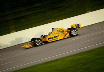 SPARTA, KY - AUGUST 01:  Will Power drives the #12 Penske Truck Rental Dallara Honda during practice for the IRL IndyCar Series Meijer Indy 300 on August 1, 2009 at the Kentucky Speedway in Sparta, Kentucky.  (Photo by Darrell Ingham/Getty Images)