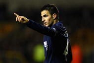 WOLVERHAMPTON, ENGLAND - NOVEMBER 07:   Cesc Fabregas of Arsenal celebrates scoring his team's third goal during the Barclays Premier League match between Wolverhampton Wanderers and Arsenal at Molineux on November 7, 2009 in Wolverhampton, England. (Photo by Richard Heathcote/Getty Images)