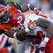 CINCINNATI - DECEMBER 28: Kyries Hebert #34 of the Cincinnati Bengals tackles Larry Johnson #27 of the Kansas City Chiefs near the endzone late in the fourth quarter during the NFL on December 28, 2008 at Paul Brown Stadium in Cincinnati, Ohio. (Photo by Andy Lyons/Getty Images)