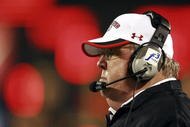 ORLANDO, FL - DECEMBER 29:  Head coach Ralph Friedgen of the Maryland Terrapins watches his team take on the Purdue Boilermakers in the Champs Sports Bowl at Florida Citrus Bowl December 29, 2006 in Orlando, Florida. Maryland defeated Purdue 24-7.  (Photo by Doug Benc/Getty Images)