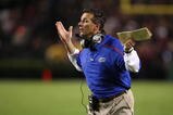 COLUMBIA, SC - NOVEMBER 14:  Head coach Urban Meyer of the Florida Gators yells at a referee against the South Carolina Gamecocks during their game at Williams-Brice Stadium on November 14, 2009 in Columbia, South Carolina.  (Photo by Streeter Lecka/Getty Images)