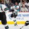 COLUMBUS, OH - NOVEMBER 4: Ryane Clowe #29 of the San Jose Sharks passes the puck against the Columbus Blue Jackets on November 4, 2009 at Nationwide Arena in Columbus, Ohio. (Photo by Gregory Shamus/Getty Images)