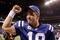 INDIANAPOLIS - NOVEMBER 15: Quarterback Peyton Manning #18 of the Indianapolis Colts celebrates his teams 35-34 victory over the New England Patriots after the game at Lucas Oil Stadium on November 15, 2009 in Indianapolis, Indiana.  (Photo by Andy Lyons/Getty Images)