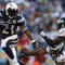 SAN DIEGO, CA - NOVEMBER 15:  Runningback LaDainian Tomlinson #21 of the San DIego Chargers runs for a gain during the game against the Philadelphia Eagles on November 15, 2009 at Qualcomm Stadium in San Diego, California. Chargers won 31-23. (Photo by Donald Miralle/Getty Images