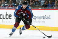 DENVER - NOVEMBER 06:  Ryan O'Reilly #37 of the Colorado Avalanche controls the puck against the Chicago Blackhawks during NHL action at the Pepsi Center on November 6, 2009 in Denver, Colorado. O'Reilly had two goals in the game as the Avalanche defeated the Blackhawks 4-3 in an overtime shootout.  (Photo by Doug Pensinger/Getty Images)