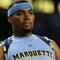 LOUISVILLE, KY - MARCH 01:  Lazar Hayward #32 of the Marquette Golden Eagles looks on during the Big East Conference game against the Louisville Cardinals at Freedom Hall on March 1, 2009 in Louisville, Kentucky.  (Photo by Andy Lyons/Getty Images)