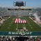JACKSONVILLE, FL - NOVEMBER 08:  A B-2 Spirit Stealth Bomber does a fly-over before the Kansas City Chiefs take on the Jacksonville Jaguars at Jacksonville Municipal Stadium on November 8, 2009 in Jacksonville, Florida.  (Photo by Doug Benc/Getty Images)