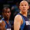NEW ORLEANS - NOVEMBER 04:  Rodrigue Beaubois #3 and Jason Kidd #2 of the Dallas Mavericks during the game against the New Orleans Hornets at New Orleans Arena on November 4, 2009 in New Orleans, Louisiana.  NOTE TO USER: User expressly acknowledges and agrees that, by downloading and or using this photograph, User is consenting to the terms and conditions of the Getty Images License Agreement.  (Photo by Chris Graythen/Getty Images)