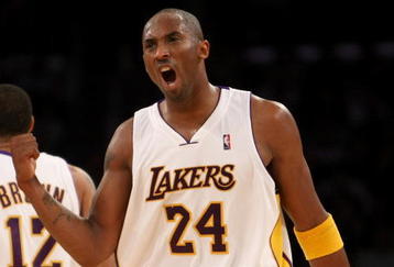 LOS ANGELES - NOVEMBER 15:  Kobe Bryant #24 of the Los Angeles Lakers complains to a referee during the game with the Houston Rockets on November 15, 2009 at Staples Center in Los Angeles, California.  The Rockets won 101-91.  NOTE TO USER: User expressly acknowledges and agrees that, by downloading and/or using this Photograph, user is consenting to the terms and conditions of the Getty Images License Agreement.   (Photo by Stephen Dunn/Getty Images)