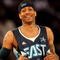 PHOENIX - FEBRUARY 15: Allen Iverson #1 of the Eastern Conference smiles during the 58th NBA All-Star Game, part of 2009 NBA All-Star Weekend at US Airways Center on February 15, 2009 in Phoenix, Arizona. NOTE TO USER: User expressly acknowledges and agrees that, by downloading and or using this photograph, User is consenting to the terms and conditions of the Getty Images License Agreement. (Photo by Ronald Martinez/Getty Images)