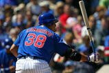 CHICAGO - AUGUST 30: Carlos Zambrano #38 of the Chicago Cubs prepares to hit against the New York Mets on August 30, 2009 at Wrigley Field in Chicago, Illinois. The Mets defeated the Cubs 4-1. (Photo by Jonathan Daniel/Getty Images) 