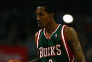 CHICAGO - NOVEMBER 03:  Brandon Jennings #3 of the Milwaukee Bucks brings the ball upcourt against the Chicago Bulls at the United Center on November 3, 2009 in Chicago, Illinois. The Bulls defeated the Bucks 83-81. (Photo by Jonathan Daniel/Getty Images)