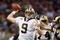 ST. LOUIS - NOVEMBER 15: Drew Brees #9 of the New Orleans Saints passes against the St. Louis Rams at the Edward Jones Dome on November 15, 2009 in St. Louis, Missouri.  (Photo by Dilip Vishwanat/Getty Images)