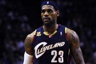 ORLANDO, FL - NOVEMBER 11:  LeBron James #23 of the Cleveland Cavaliers stands on the court during the game against the Orlando Magic on November 11, 2009 at Amway Arena in Orlando, Florida. NOTE TO USER: User expressly acknowledges and agrees that, by downloading and/or using this Photograph, user is consenting to the terms and conditions of the Getty Images License Agreement. (Photo by Sam Greenwood/Getty Images)