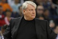 OAKLAND, CA - MARCH 30:  Head coach Don Nelson of the Golden State Warriors looks on against the Memphis Grizzlies during an NBA game on March 30, 2009 at Oracle Arena in Oakland, California. NOTE TO USER: User expressly acknowledges and agrees that, by downloading and or using this photograph, User is consenting to the terms and conditions of the Getty Images License Agreement.  (Photo by Jed Jacobsohn/Getty Images)