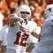 WACO, TX - NOVEMBER 14:  Quarterback Colt McCoy #12 of the Texas Longhorns throws to an open receiver during the first half against the Baylor Bears on November 14, 2009 at Floyd Casey Stadium in Waco, Texas. (Photo by Tom Pennington/Getty Images)