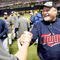 MINNEAPOLIS - OCTOBER 06:  Manger Ron Gardenhire #35 of the Minnesota Twins is congratulated by players after the Twins defeated  the Detroit Tigers to win the American League Tiebreaker game on October 6, 2009 at Hubert H. Humphrey Metrodome in Minneapolis, Minnesota.  (Photo by Jamie Squire/Getty Images)