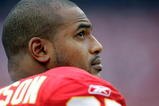 KANSAS CITY, MO - OCTOBER 25:  Running back Larry Johnson #27 of the Kansas City Chiefs watches the scoreboard during the game against the San Diego Chargers on October 25, 2009 at Arrowhead Stadium in Kansas City, Missouri.  (Photo by Jamie Squire/Getty Images)