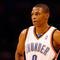 OKLAHOMA CITY - OCTOBER 29:  Russell Westbrook #0 of the Oklahoma City Thunder looks across the court during the game against the Milwaukee Bucks at the Ford Center on October 29, 2008 in Oklahoma City, Oklahoma. The Bucks won 98-87.  NOTE TO USER: User expressly acknowledges and agrees that, by downloading and/or using this Photograph, user is consenting to the terms and conditions of the Getty Images License Agreement.  (Photo by Chris Graythen/Getty Images)