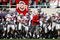 EAST LANSING, MI - OCTOBER 14:  Jim Tressel, head coach of the Ohio State Buckeyes, leads his team onto the field for a game against the Michigan State Spartans on October 14, 2006 at Spartan Stadium in East Lansing, Michigan. Ohio State won the game 38-7.  (Photo by Gregory Shamus/Getty Images)