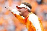 KNOXVILLE, TN - OCTOBER 10: Lane Kiffin the Head Coach of the Tennessee Volunteers is pictured during the SEC game against the Georgia Bulldogs at Neyland Stadium on October 10, 2009 in Knoxville, Tennessee. (Photo by Andy Lyons/Getty Images)