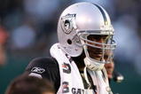 OAKLAND, CA - NOVEMBER 15:  JaMarcus Russell #2 of the Oakland Raiders stands on the sidelines after being taken out of their game against the Kansas City Chiefs at Oakland-Alameda County Coliseum on November 15, 2009 in Oakland, California.  (Photo by Ezra Shaw/Getty Images)