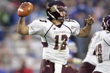 LEXINGTON, KY - SEPTEMBER 30: Dan LeFevour #13 of the Central Michigan Chippewas passes the ball during the game against the Kentucky Wildcats on September 30, 2006 at Commonwealth Stadium in Lexington, Kentucky. (Photo by Andy Lyons/Getty Images)