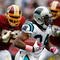 CHARLOTTE, NC - OCTOBER 11:  DeAngelo Williams #34 of the Carolina Panthers runs with the ball against the Washington Redskins at Bank of America Stadium on October 11, 2009 in Charlotte, North Carolina.  (Photo by Streeter Lecka/Getty Images)