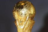 CAPE TOWN, SOUTH AFRICA - NOVEMBER 22:  The World Cup Trophy is pictured at a photocall during the FIFA Delegation World Cup Trophy tour on November 22, 2005 in Cape Town, South Africa.  The 2010 World Cup tournament is to be held in South Africa.  (Photo by Touchline/Getty Images)