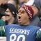SEATTLE - NOVEMBER 08:  A fan of the Seattle Seahawks yells during the game against the Detroit Lions on November 8, 2009 at Qwest Field in Seattle, Washington. The Seahawks defeated the Lions 32-20. (Photo by Otto Greule Jr/Getty Images) *** Local Caption ***