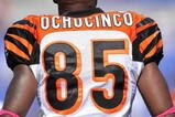 BALTIMORE - OCTOBER 11:  Chad Ochocinco #85 of the Cincinnati Bengals warms up before the game against the Baltimore Ravens at M&T Bank Stadium on October 11, 2009 in Baltimore, Maryland. The Bengals defeated the Ravens 17-14. (Photo by Larry French/Getty Images)