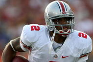 LOS ANGELES, CA - SEPTEMBER 13:  Terrelle Pryor #2 of the Ohio State Buckeyes runs the ball against the USC Trojans during the college football game at the Los Angeles Memorial Coliseum on September 13, 2008 in Los Angeles, California.  (Photo by Stephen Dunn/Getty Images)