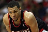 HOUSTON - APRIL 26:  Guard Brandon Roy #7 of the Portland Trail Blazers during play against the Houston Rockets in Game Four of the Western Conference Quarterfinals during the 2009 NBA Playoffs at Toyota Center on April 26, 2009 in Houston, Texas. NOTE TO USER: User expressly acknowledges and agrees that, by downloading and or using this photograph, User is consenting to the terms and conditions of the Getty Images License Agreement.  (Photo by Ronald Martinez/Getty Images)