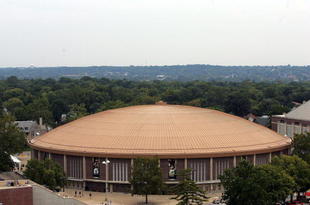 WEST LAFAYETTE, IN - SEPTEMBER 20: A general view of Mackey Arena on September 20, 2008 in West Lafayette, Indiana.  (Photo by Ronald Martinez/Getty Images)