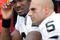 KANSAS CITY, MO - SEPTEMBER 20:  Quarterback JaMarcus Russell #2 of the Oakland Raiders talks with Bruce Gradkowski #5 on the bench during the game against the Kansas City Chiefs at Arrowhead Stadium on September 20, 2009 in Kansas City, Missouri.  (Photo by Jamie Squire/Getty Images)