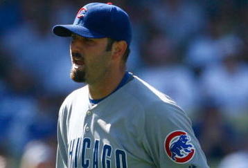 LOS ANGELES, CA - AUGUST 23:  Relief pitcher John Grabow #43 of the Chicago Cubs reacts as he walks back to the dugout in the eighth inning against the Los Angeles Dodgers at Dodger Stadium on August 23, 2009 in Los Angeles, California. The Cubs defeated the Dodgers 3-1.  (Photo by Jeff Gross/Getty Images)