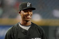 PHOENIX - JULY 10:  Hanley Ramirez #2 of the Florida Marlins warms up before the major league baseball game against the Arizona Diamondbacks at Chase Field on July 10, 2009 in Phoenix, Arizona. The Diamondbacks defeated the Marlins 8-0.  (Photo by Christian Petersen/Getty Images)
