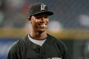 PHOENIX - JULY 10:  Hanley Ramirez #2 of the Florida Marlins warms up before the major league baseball game against the Arizona Diamondbacks at Chase Field on July 10, 2009 in Phoenix, Arizona. The Diamondbacks defeated the Marlins 8-0.  (Photo by Christian Petersen/Getty Images)