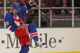 NEW YORK - OCTOBER 26:  Marian Gaborik #10 of the New York Rangers celebrates his second period goal against the Phoenix Coyotes on October 26, 2009 at Madison Square Garden in New York, New York.  (Photo by Bruce Bennett/Getty Images)