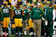GREEN BAY, WI - NOVEMBER 01:  Head coach Mike McCarthy of the Green Bay Packers watches the action during the third quarter of the game against the Minnesota Vikings at Lambeau Field on November 1, 2009 in Green Bay, Wisconsin. (Photo by Scott Boehm/Getty Images