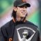 SAN FRANCISCO - APRIL 08:  Pitcher Tim Lincecum #55 of the San Francisco Giants celebrates after receiving his 2008 Cy Young award before his game against the Milwaukee Brewers at a Major League Baseball game on April 8, 2009 at AT&T Park in San Francisco, California.  (Photo by Jed Jacobsohn/Getty Images)