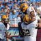 PASADENA, CA - NOVEMBER 10: Kyle Williams #6 of the Arizona State Sun Devils celebrates his touchdown with Brandon Rodd #62 and Michael Jones #1 to trail the UCLA Bruins 7-10 during the second quarter at the Rose Bowl on November 10, 2007 in Pasadena, California. (Photo by Harry How/Getty Images)