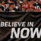 CLEVELAND - SEPTEMBER 7: Cleveland Browns slogan 'Believe in Now' is shown during the game against the Dallas Cowboys at Cleveland Browns Stadium on September 7, 2008 in Cleveland, Ohio. (Photo by Kevin C. Cox/Getty Images)