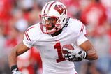 COLUMBUS, OH - OCTOBER 10:  Wide receiver Nick Toon #1 of the Wisconsin Badgers runs with the ball against the Ohio State Buckeyes at Ohio Stadium on October 10, 2009 in Columbus, Ohio.  (Photo by Jamie Sabau/Getty Images)