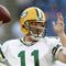 NASHVILLE, TN - SEPTEMBER 3: Brian Brohm #11 of the Green Bay Packers warms up against the Tennessee Titans during a preseason NFL game at LP Field on September 3, 2009 in Nashville, Tennessee. The Titans beat the Packers 27-13. (Photo by Joe Murphy/Getty Images)