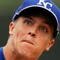SURPRISE, AZ - MARCH 03: Pitcher Zack Greinke #23 of the Kansas City Royals warms up before the start of a spring training game against the Cleveland Indians at the Surprise Stadium on March 3, 2009 in Surprise, Arizona. (Photo by Kevork Djansezian/Getty Images)