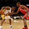 LOS ANGELES - NOVEMBER 15:  Kobe Bryant #24 of the Los Angeles Lakers controls the ball against Trevor Ariza #1 of the Houston Rockets on November 15, 2009 at Staples Center in Los Angeles, California.  The Rockets won 101-91.  NOTE TO USER: User expressly acknowledges and agrees that, by downloading and/or using this Photograph, user is consenting to the terms and conditions of the Getty Images License Agreement.   (Photo by Stephen Dunn/Getty Images)